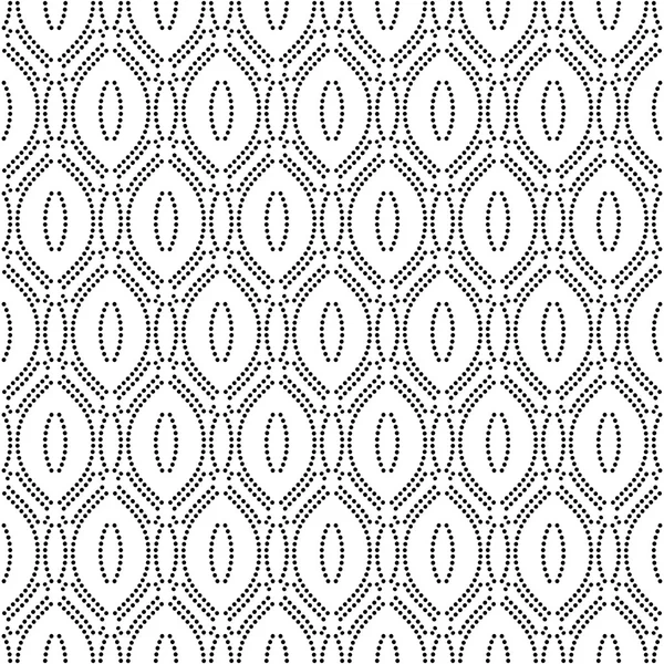 Geometric Abstract Seamless  Pattern. Black and White Colors
