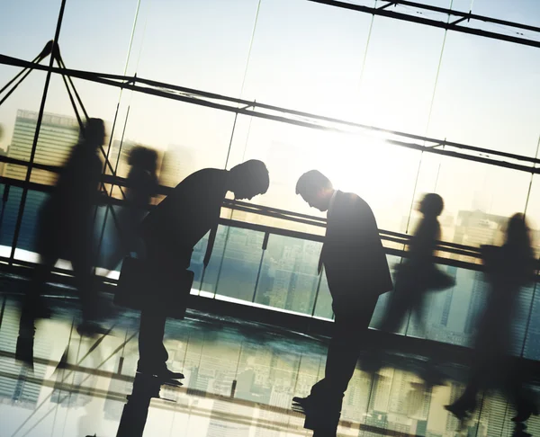 Silhouettes of Business People