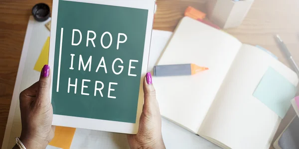Drop Image Here Concept