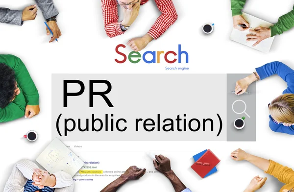 Public Relation Communication Concept
