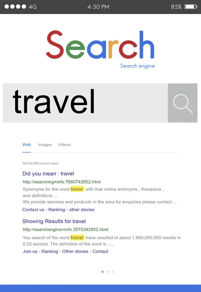 Internet Search Concept