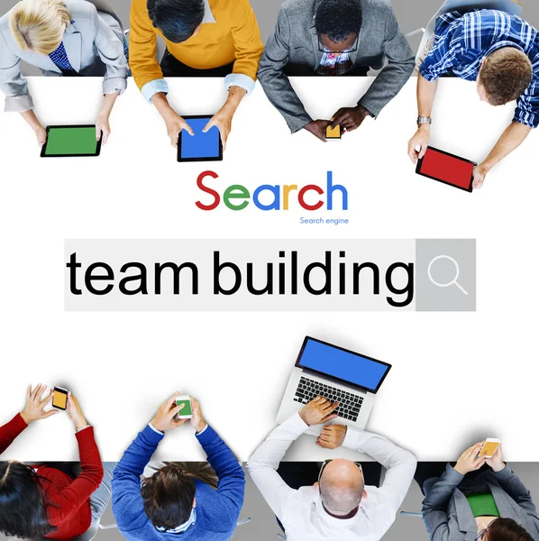 Team Building, Connection Corporate Concept