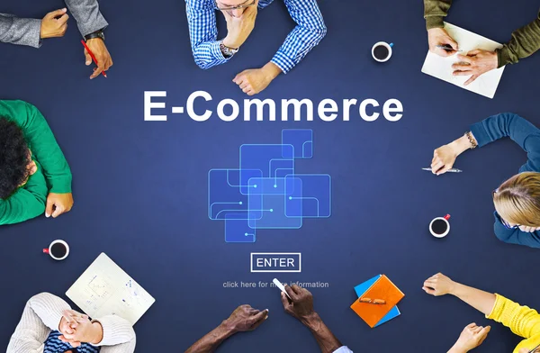 Business People and E-Commerce  Concept