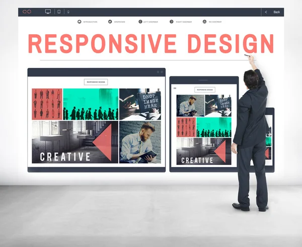 Responsive Design,  Content Browser Concept