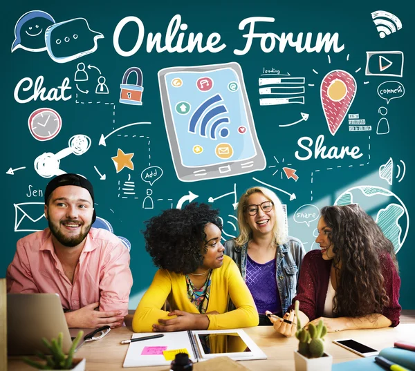 College students and online forum
