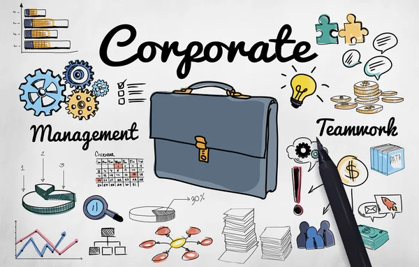 Corporate Business Organization Concept
