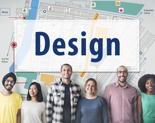 Diversity people with design
