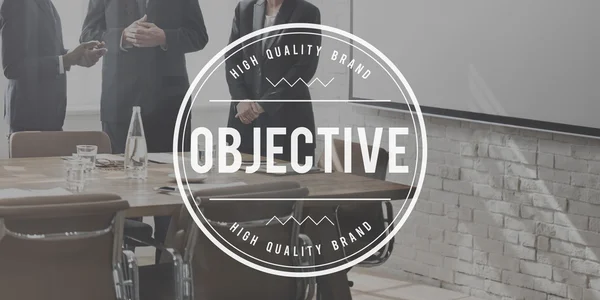 Business people and objective