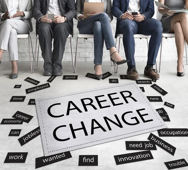 Business People at Meeting and career change