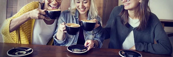 Friends drinking coffee