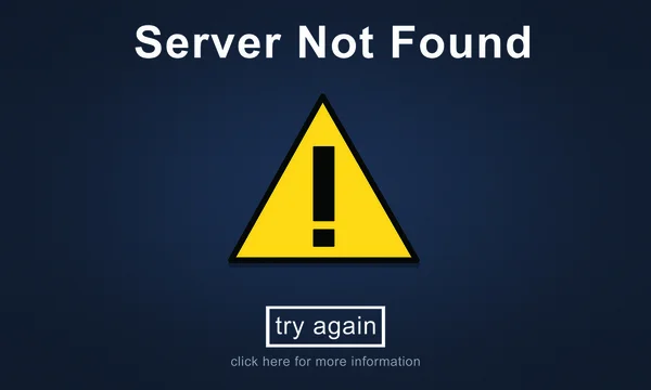 Template with server not found concept