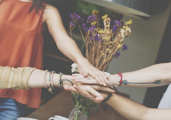 Friends Hands Together