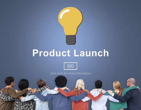 Diverse People and Product Launch