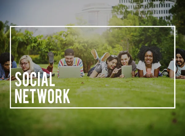 Social Network Media Concept