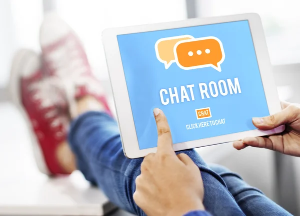 Digital tablet with chat room