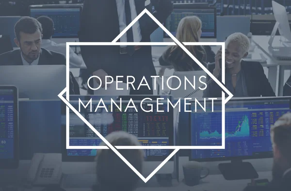 Business people working and Operations Management