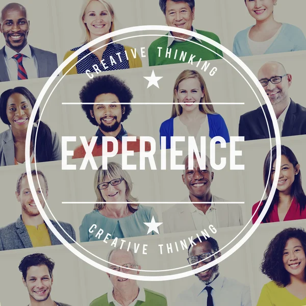Diversity people and Experience concept
