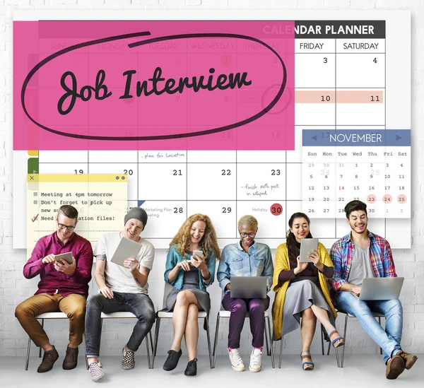 Diversity people and job interview