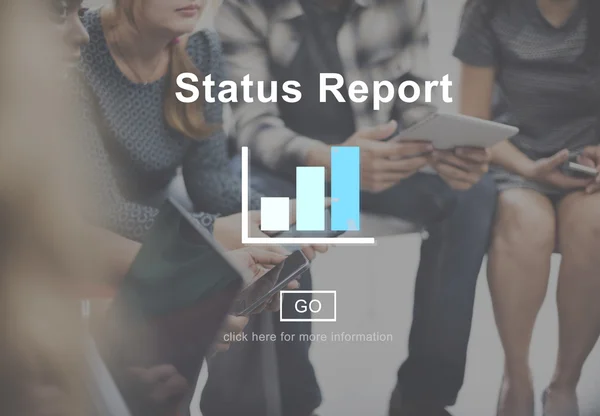 Status Report concept and diversity people