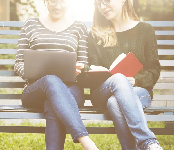 People studying with Books