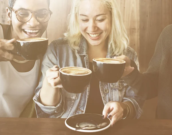 Women Friends Enjoy Coffee