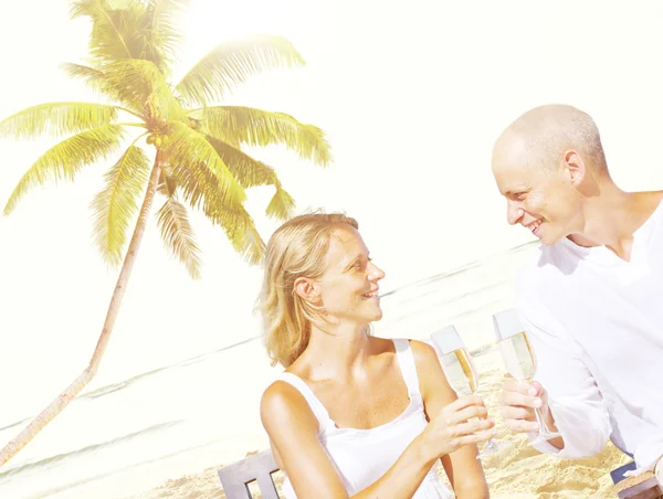 Sweet couple at beach