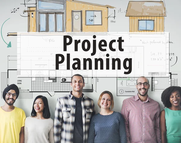 Diversity people with project planning