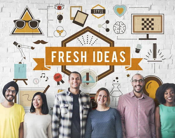 Diversity people with fresh ideas