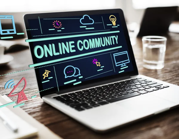 Online Community Connection Concept