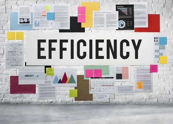 Efficiency Business Concept
