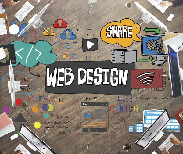 Web Design Blogging  Concept