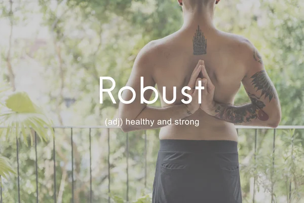 Robust Healthy And Strong People Concept