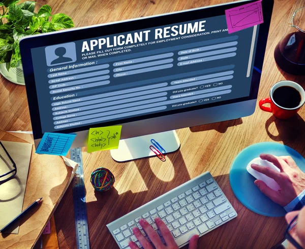 Resume Recruitment, Employment Concept