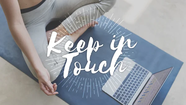Keep in Touch Communication  Concept