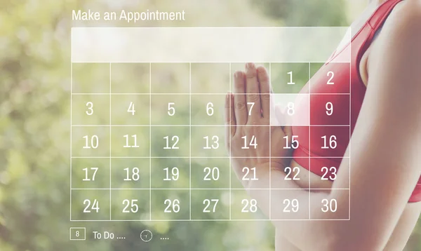 Make an Appointment Calendar Concept