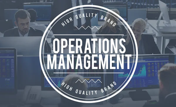 Business people working and Operations Management