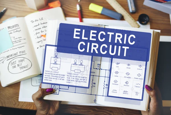 Book with text Electric Circuit