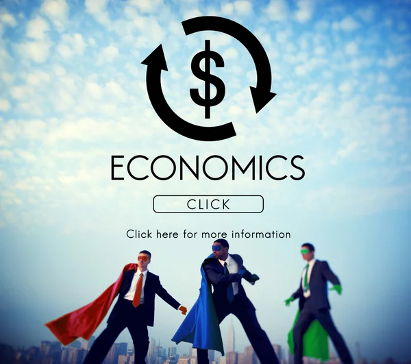Businessmen and Economics Concept
