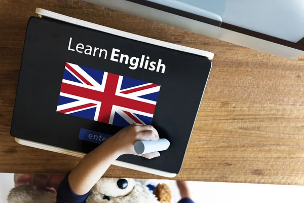 Girl Learning English Language