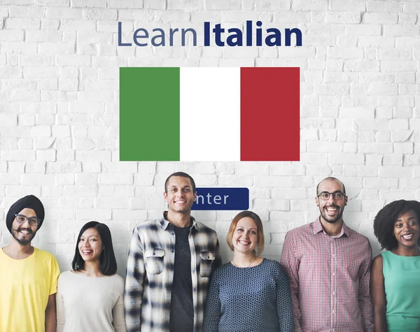 Diversity people with Learn Italian