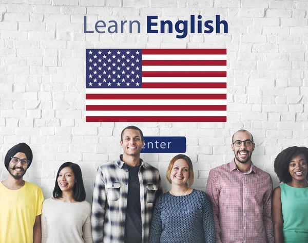 Diversity people with Learn English