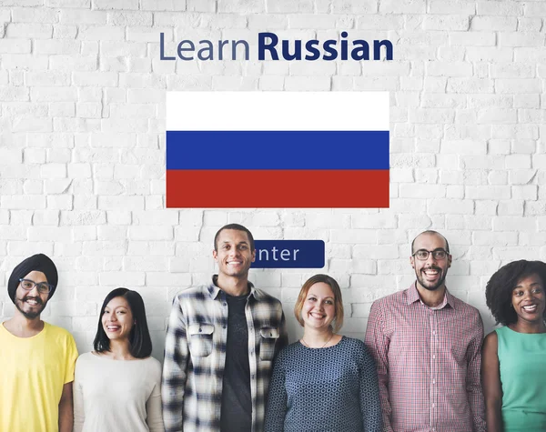 Diversity people with Learn Russian