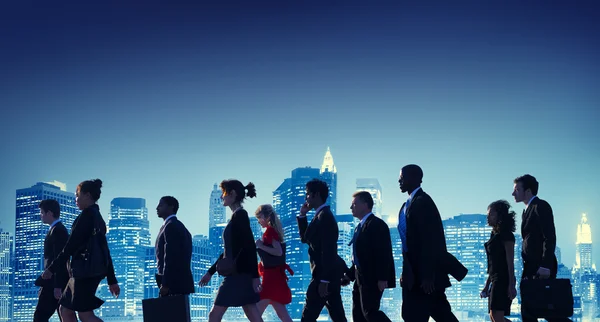 Business People walking in New York