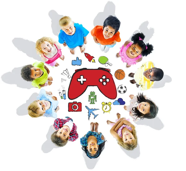 Group of Children and Play Concept