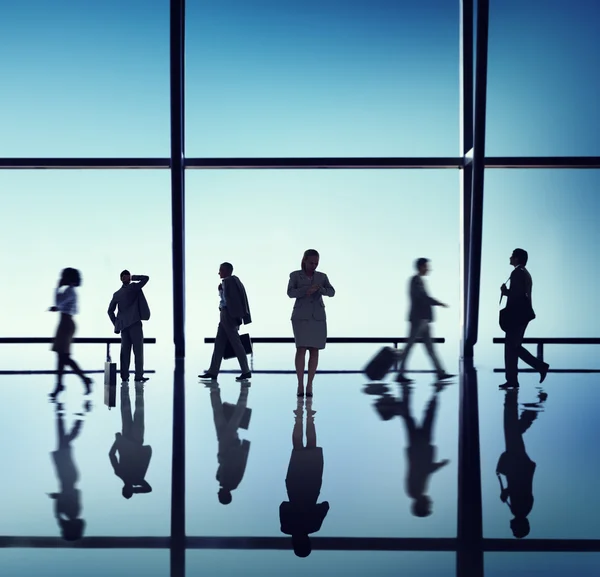 Business People Waiting at Office