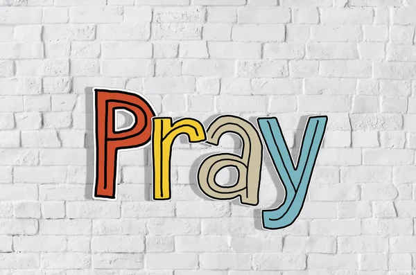 Pray Word on wall