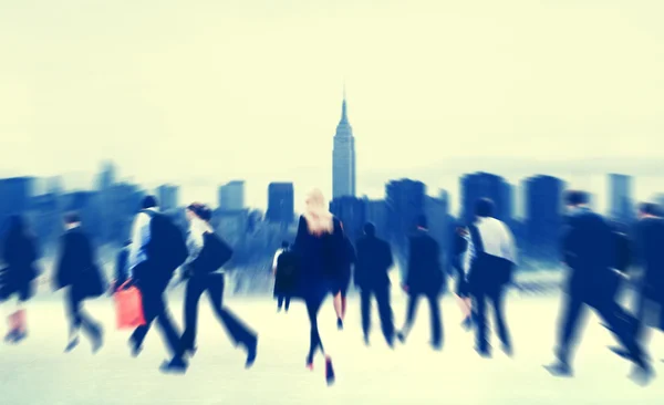 Business People walking in the city