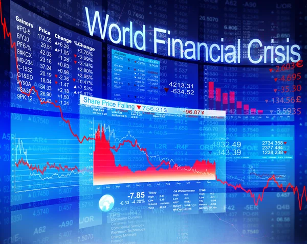 World Financial Crisis Concept