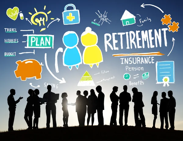 Business People with Retirement Concept