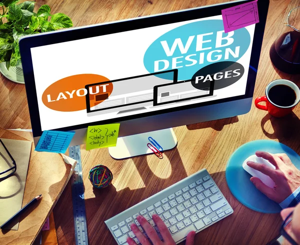 Web Design Content  Concept